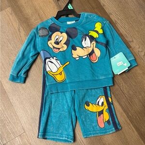 Disney Mickey Mouse and Goofy Outfit Set